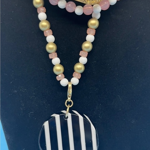 Plunder POPPY ALICE Necklace Multi-colored bead strands with removable pendant - Picture 3 of 9